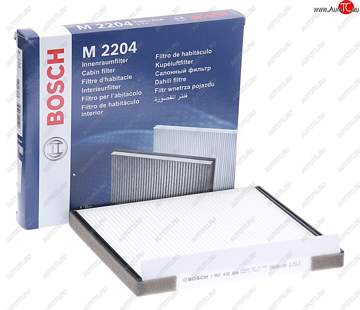959 р. Фильтр воздушный салона HYUNDAI Accent (06-),Elantra (06-) BOSCH BOSCH 1987432204 BOSCH 1987432204  с доставкой в г. Майкоп