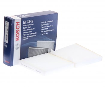 1 669 р. Фильтр воздушный салона BMW X3 (F25) (11-),X4 (F26) (14-) (2шт.) BOSCH BOSCH 1987432242 BOSCH 1987432242  с доставкой в г. Майкоп. Увеличить фотографию 1