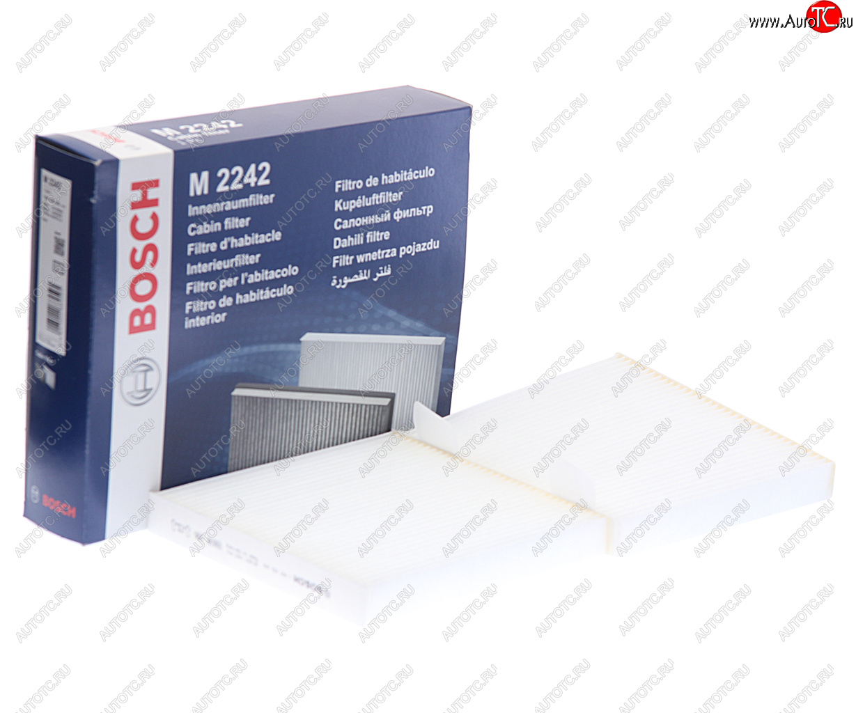 1 669 р. Фильтр воздушный салона BMW X3 (F25) (11-),X4 (F26) (14-) (2шт.) BOSCH BOSCH 1987432242 BOSCH 1987432242  с доставкой в г. Майкоп
