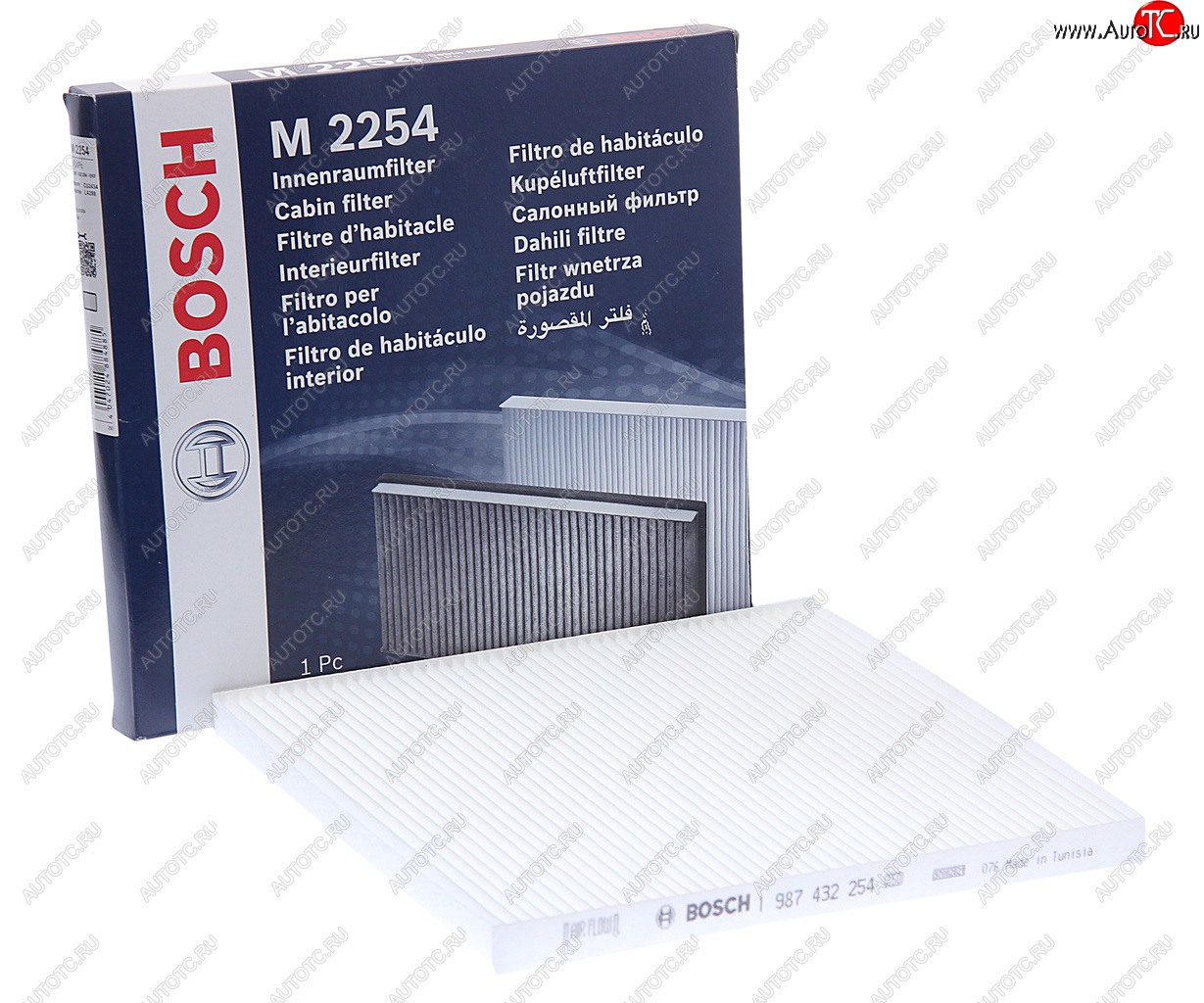 799 р. Фильтр воздушный салона KIA Cerato (04-),Carnival (05-),Sorento (09-) BOSCH BOSCH 1987432254  с доставкой в г. Майкоп