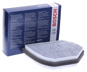 1 869 р. Фильтр воздушный салона MERCEDES C (W202,W210) угольный BOSCH BOSCH 1987432301  с доставкой в г. Майкоп. Увеличить фотографию 1