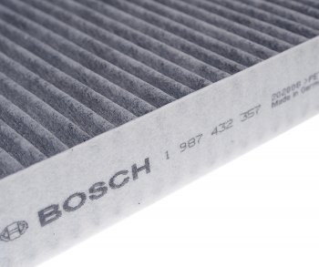 1 199 р. Фильтр воздушный салона VW Polo SKODA Fabia (-10) угольный BOSCH BOSCH 1987432357  с доставкой в г. Майкоп. Увеличить фотографию 2