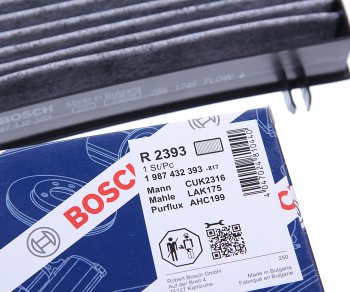 1 149 р. Фильтр воздушный салона RENAULT Megane угольный BOSCH BOSCH 1987432393 BOSCH 1987432393  с доставкой в г. Майкоп. Увеличить фотографию 3