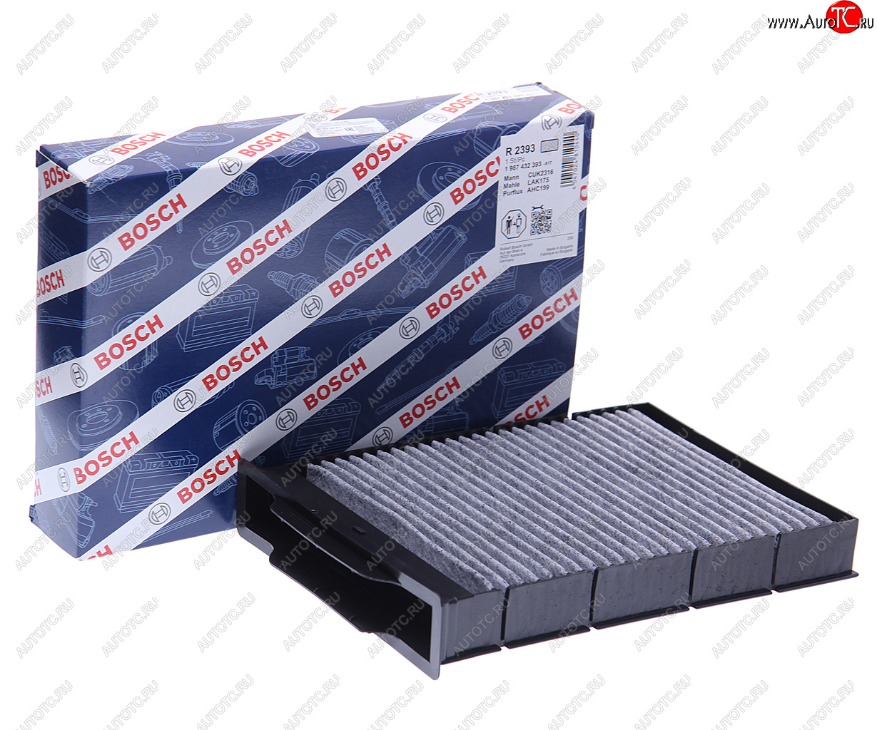 1 149 р. Фильтр воздушный салона RENAULT Megane угольный BOSCH BOSCH 1987432393 BOSCH 1987432393  с доставкой в г. Майкоп