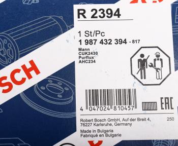 1 089 р. Фильтр воздушный салона RENAULT Scenic (04-09) угольный BOSCH BOSCH 1987432394 BOSCH 1987432394  с доставкой в г. Майкоп. Увеличить фотографию 6