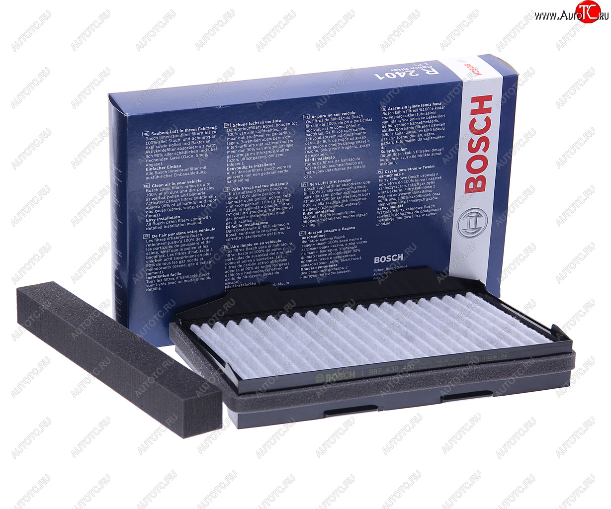 2 499 р. Фильтр воздушный салона SAAB 9-5 (97-10) угольный BOSCH BOSCH 1987432401  с доставкой в г. Майкоп