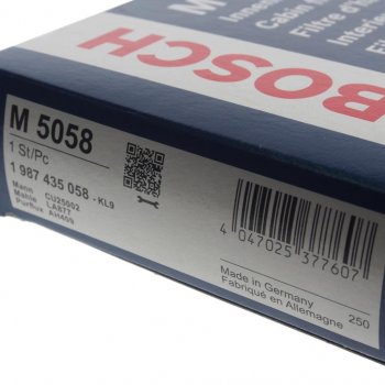 1 259 р. Фильтр воздушный салона MERCEDES GL (X166),ML (W166) BOSCH BOSCH 1987435058  с доставкой в г. Майкоп. Увеличить фотографию 3