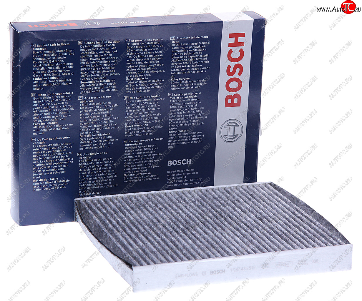 1 359 р. Фильтр воздушный салона OPEL Astra G (98-05),H (07-09) угольный BOSCH BOSCH 1987435515 BOSCH 1987435515  с доставкой в г. Майкоп