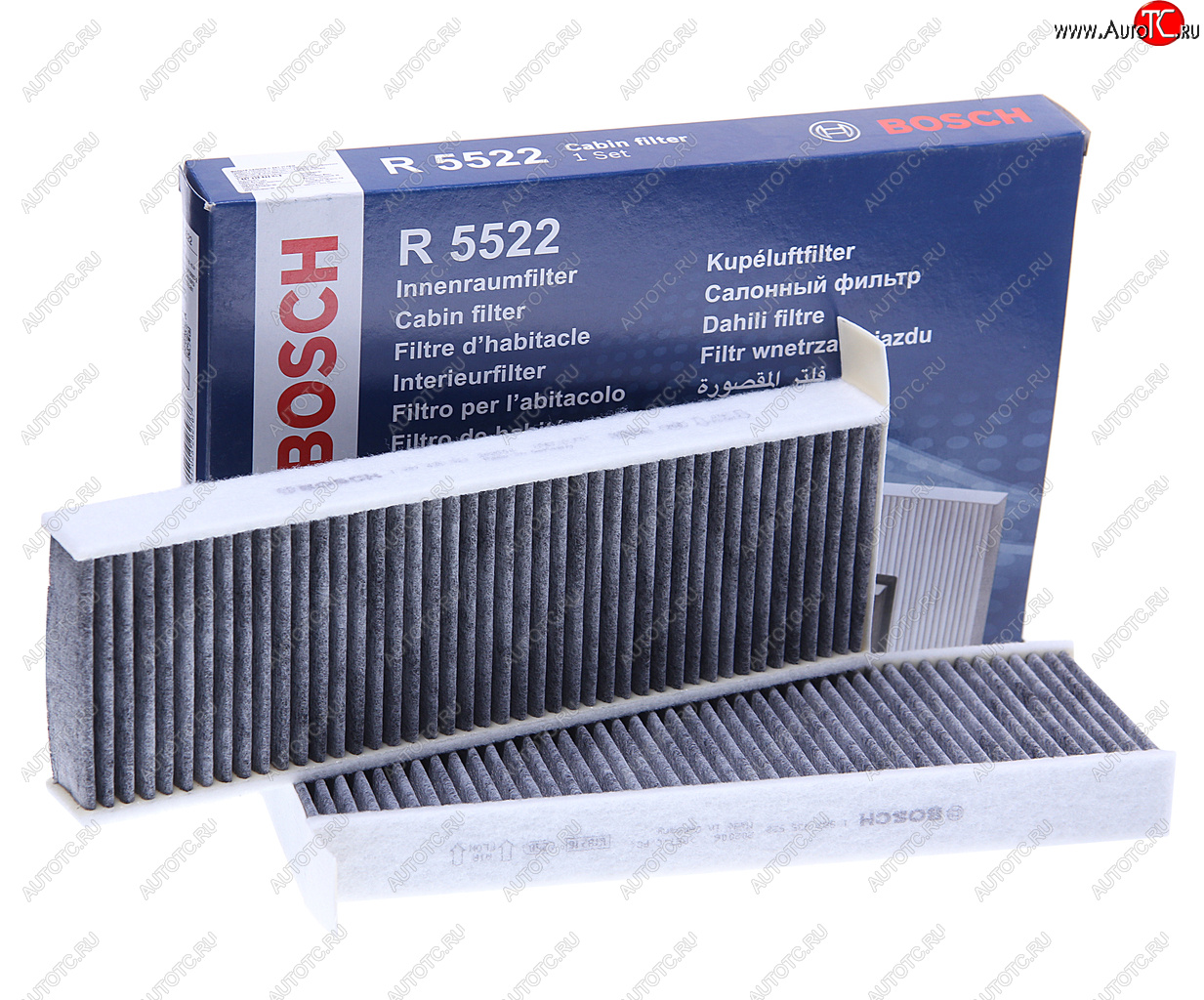 2 159 р. Фильтр воздушный салона PEUGEOT Partner (08-),3008 CITROEN Berlingo (08-) угольный (2шт.) BOSCH BOSCH 1987435522  с доставкой в г. Майкоп