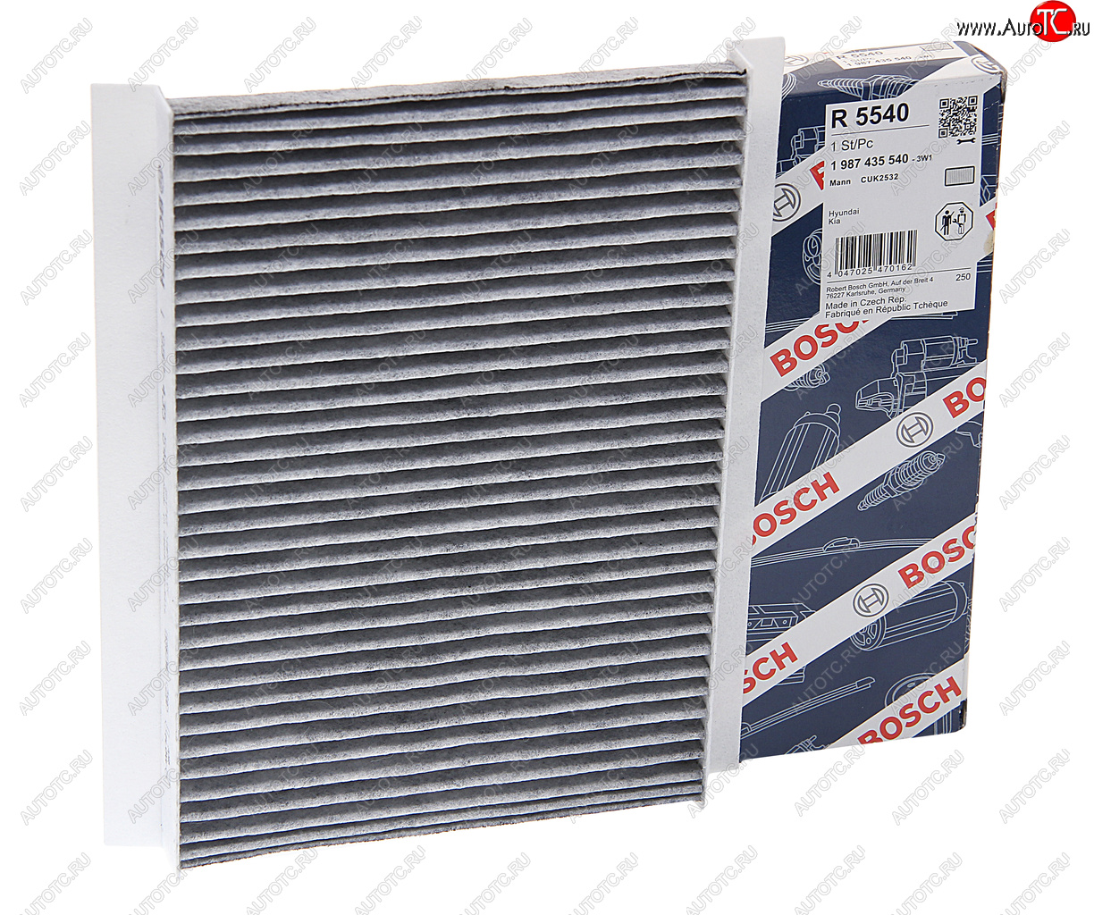 1 059 р. Фильтр воздушный салона HYUNDAI i30 (08-12) KIA Ceed (07-12) угольный BOSCH BOSCH 1987435540 BOSCH 1987435540  с доставкой в г. Майкоп