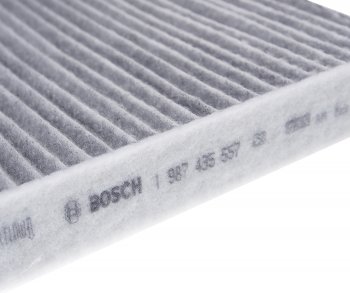 1 299 р. Фильтр воздушный салона TOYOTA Auris (12-),Corolla,Hilux (05-) угольный BOSCH BOSCH 1987435557  с доставкой в г. Майкоп. Увеличить фотографию 2