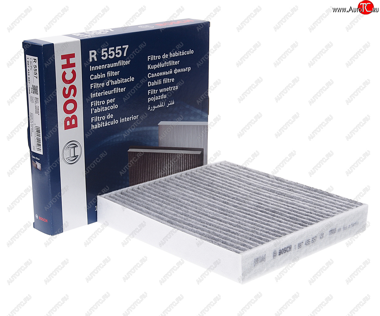 1 299 р. Фильтр воздушный салона TOYOTA Auris (12-),Corolla,Hilux (05-) угольный BOSCH BOSCH 1987435557  с доставкой в г. Майкоп
