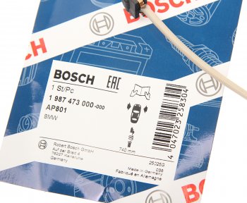 959 р. Датчик износа тормозных колодок BMW X3 (E83) передний BOSCH BOSCH 1987473000  с доставкой в г. Майкоп. Увеличить фотографию 2