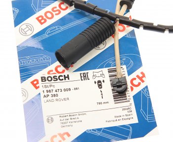 699 р. Датчик износа тормозных колодок LAND ROVER Range Rover 3,Vogue передний BOSCH BOSCH 1987473009  с доставкой в г. Майкоп. Увеличить фотографию 2