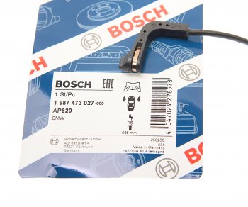1 039 р. Датчик износа тормозных колодок BMW X5 (E70),X6 (E71) передний BOSCH BOSCH 1987473027  с доставкой в г. Майкоп. Увеличить фотографию 2
