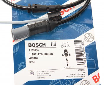 1 079 р. Датчик износа тормозных колодок BMW 5 (F10,F11),6 (F12,F13) задний (1шт.) BOSCH BOSCH 1987473509  с доставкой в г. Майкоп. Увеличить фотографию 2