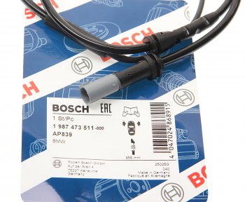 1 279 р. Датчик износа тормозных колодок BMW X3 (F25) передний (1шт.) BOSCH BOSCH 1987473511  с доставкой в г. Майкоп. Увеличить фотографию 2