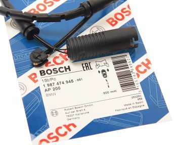 659 р. Датчик износа тормозных колодок BMW X5 (E53) передний BOSCH BOSCH 1987474945  с доставкой в г. Майкоп. Увеличить фотографию 2