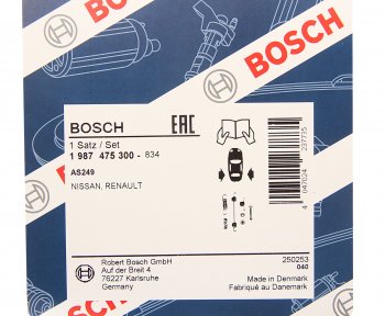 989 р. Ремкомплект NISSAN Micra (02-10) колодок тормозных задних BOSCH BOSCH 1987475300 BOSCH 1987475300  с доставкой в г. Майкоп. Увеличить фотографию 2