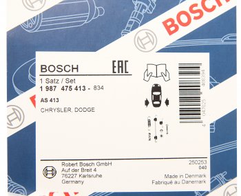 1 389 р. Ремкомплект CHRYSLER Voyager DODGE Caravan стояночного тормоза BOSCH BOSCH 1987475413 BOSCH 1987475413  с доставкой в г. Майкоп. Увеличить фотографию 2