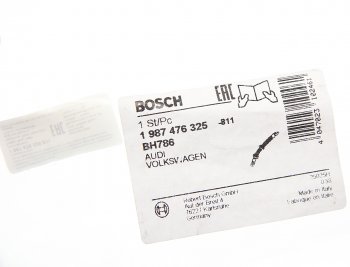 2 059 р. Шланг тормозной VW Touareg (02-10) AUDI Q7 (06-) PORSCHE Cayenne (02-10) передний BOSCH BOSCH 1987476325  с доставкой в г. Майкоп. Увеличить фотографию 4