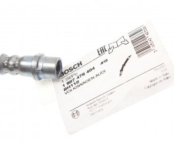 1 279 р. Шланг тормозной AUDI A6 (94-) передний BOSCH BOSCH 1987476404  с доставкой в г. Майкоп. Увеличить фотографию 2