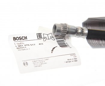 819 р. Шланг тормозной RENAULT Duster (10-),Logan (04-) задний левыйправый BOSCH BOSCH 1987476517  с доставкой в г. Майкоп. Увеличить фотографию 2