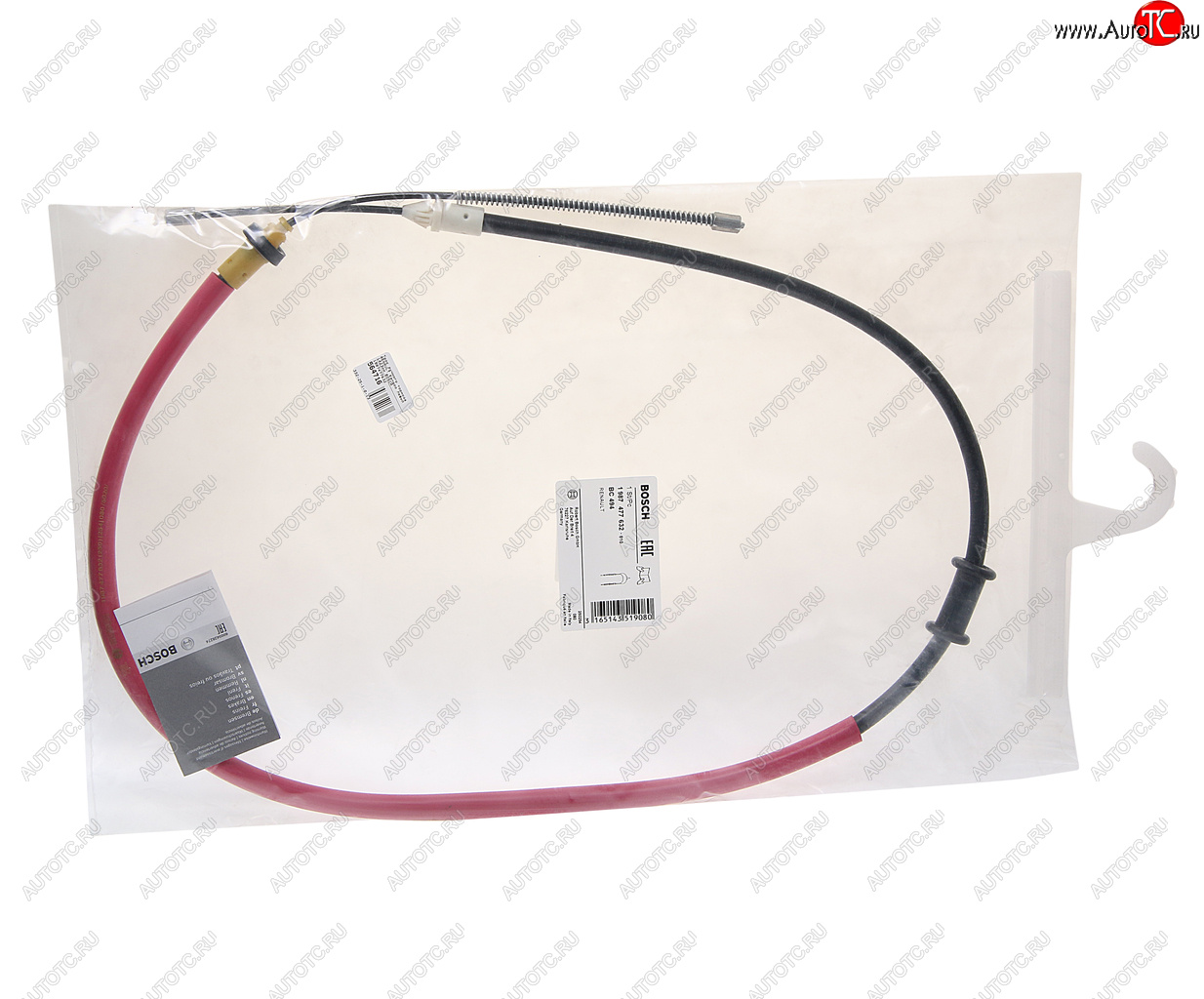 1 589 р. Трос стояночного тормоза NISSAN Kubistar (03-) левый BOSCH BOSCH 1987477632  с доставкой в г. Майкоп