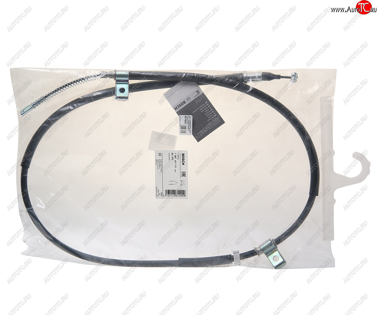 2 459 р. Трос стояночного тормоза CHEVROLET Lanos (97-) правый BOSCH BOSCH 1987477717  с доставкой в г. Майкоп