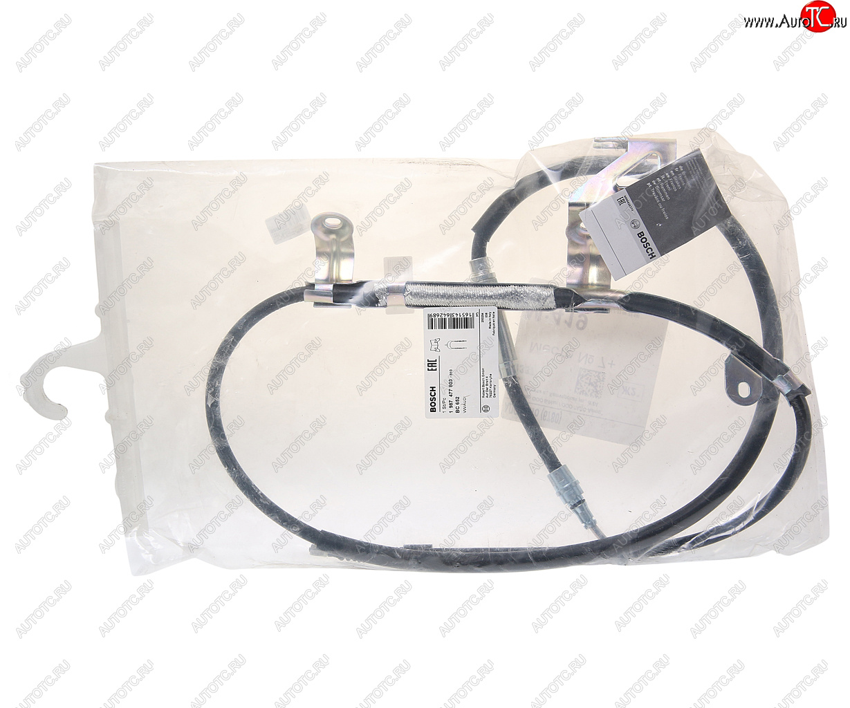 3 899 р. Трос стояночного тормоза VW Passat (96-) левый BOSCH BOSCH 1987477803 BOSCH 1987477803  с доставкой в г. Майкоп