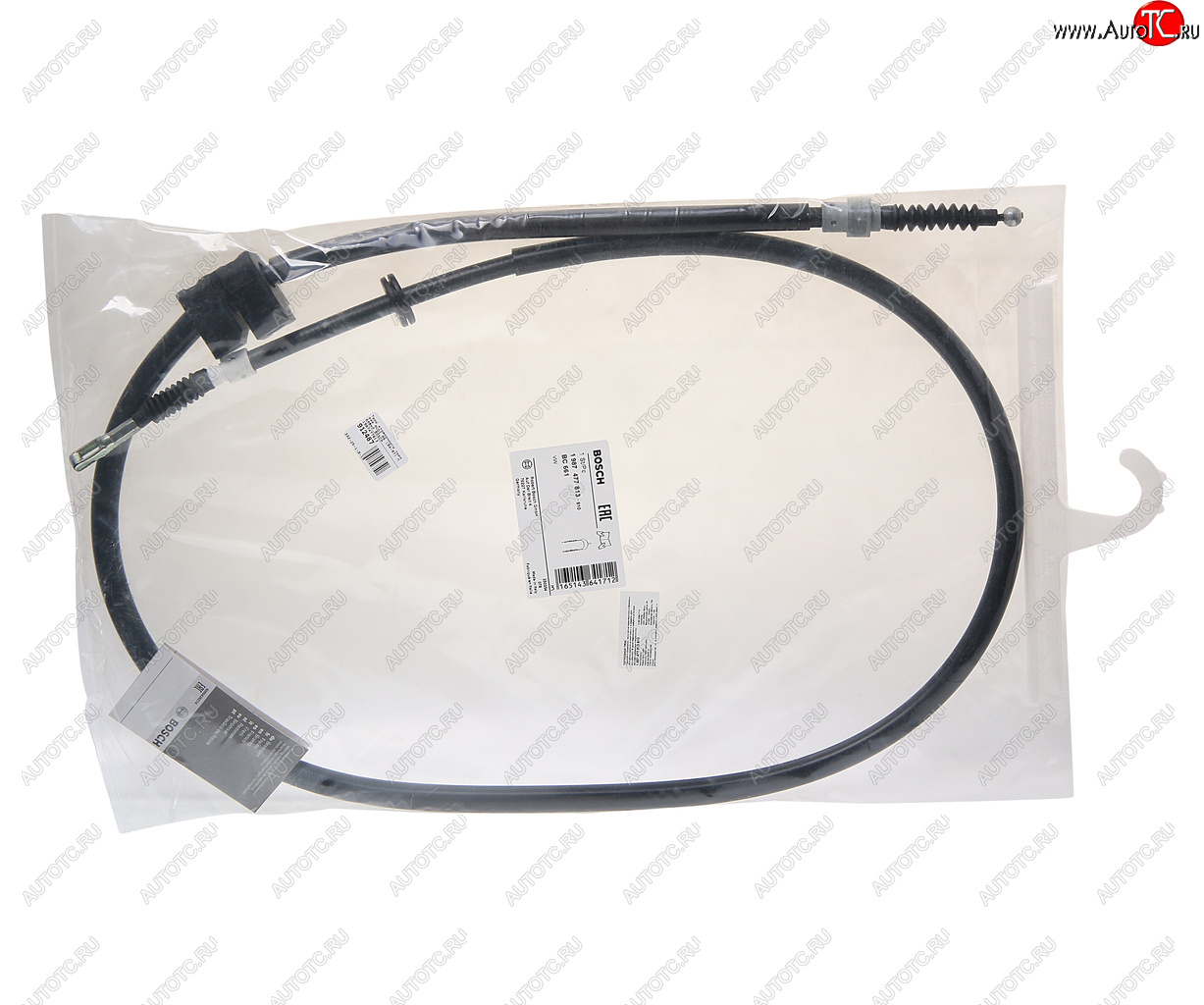 1 599 р. Трос стояночного тормоза AUDI A6 (94-97) правый BOSCH BOSCH 1987477813 BOSCH 1987477813  с доставкой в г. Майкоп