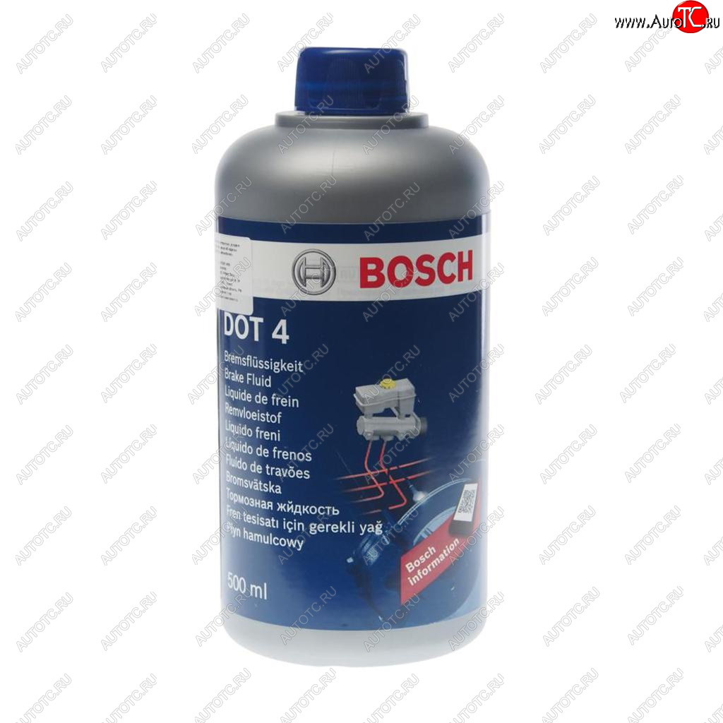 499 р. Жидкость тормозная DOT-4 0.5л BOSCH BOSCH 1987479106  с доставкой в г. Майкоп