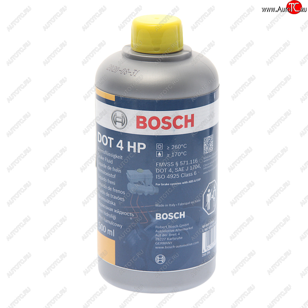 759 р. Жидкость тормозная DOT-4 0.5л BOSCH BOSCH 1987479112  с доставкой в г. Майкоп