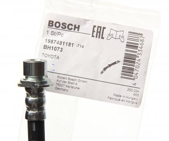 1 249 р. Шланг тормозной TOYOTA Rav 4 (00-05) задний BOSCH BOSCH 1987481181  с доставкой в г. Майкоп. Увеличить фотографию 2