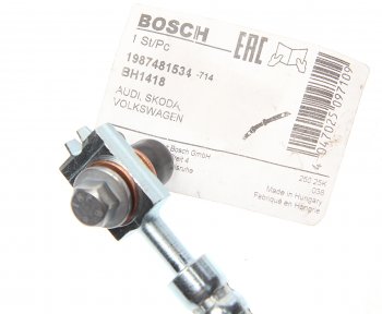 2 849 р. Трубка тормозная VW Passat (96-00) AUDI A6 (97-05) SKODA Superb (01-08) задняя левая BOSCH BOSCH 1987481534  с доставкой в г. Майкоп. Увеличить фотографию 3