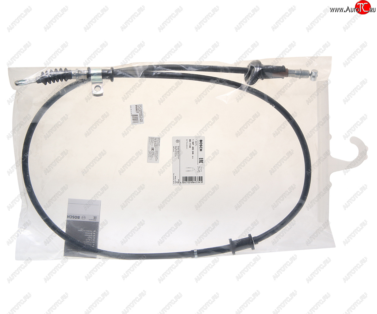 1 849 р. Трос стояночного тормоза MITSUBISHI Carisma (97-06) правый BOSCH BOSCH 1987482246 BOSCH 1987482246  с доставкой в г. Майкоп
