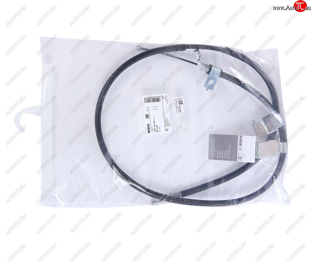 4 599 р. Трос стояночного тормоза NISSAN Qashqai (07-13) задний правый BOSCH BOSCH 1987482339  с доставкой в г. Майкоп