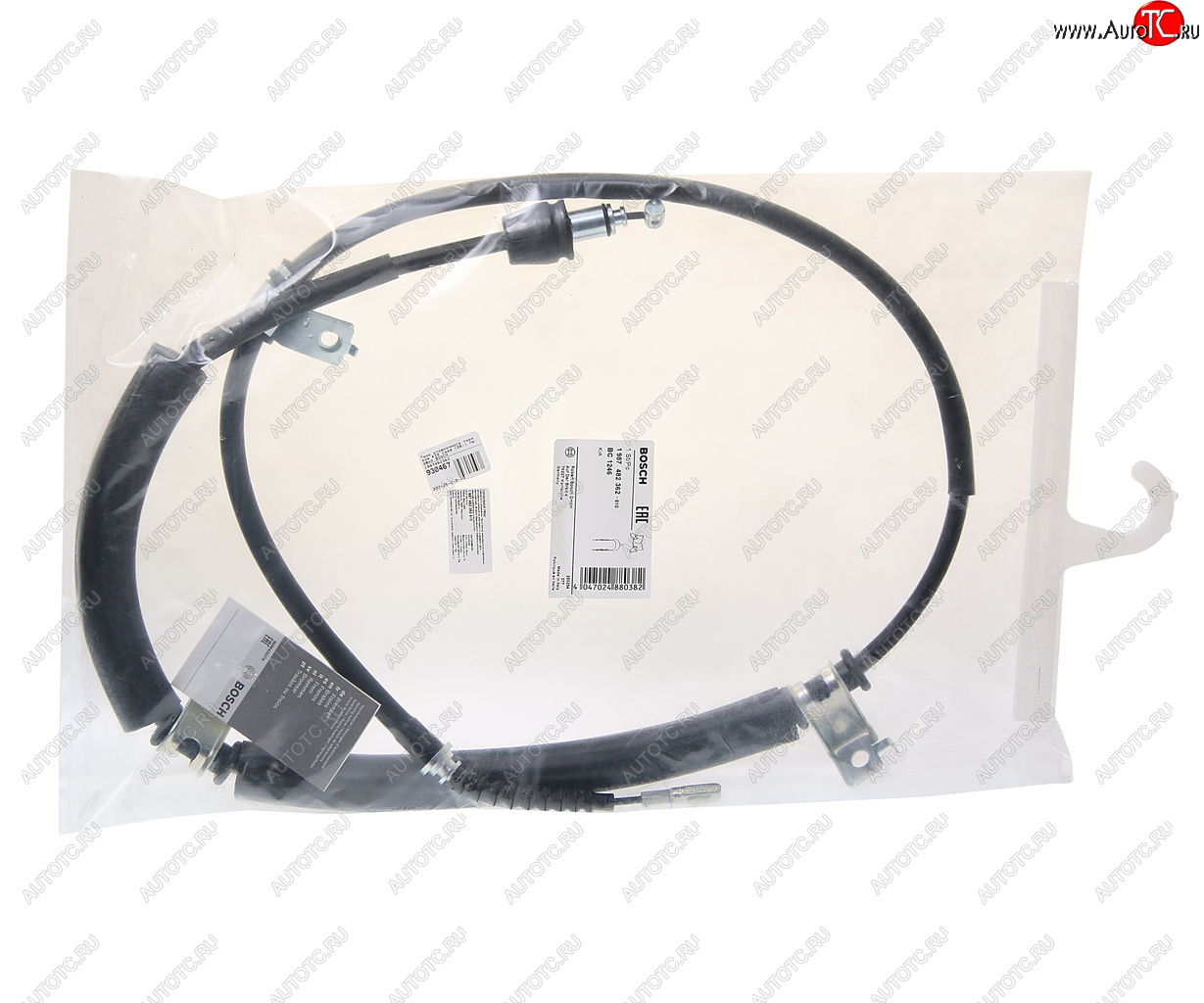 3 199 р. Трос стояночного тормоза KIA Ceed (06-) правый BOSCH BOSCH 1987482362  с доставкой в г. Майкоп