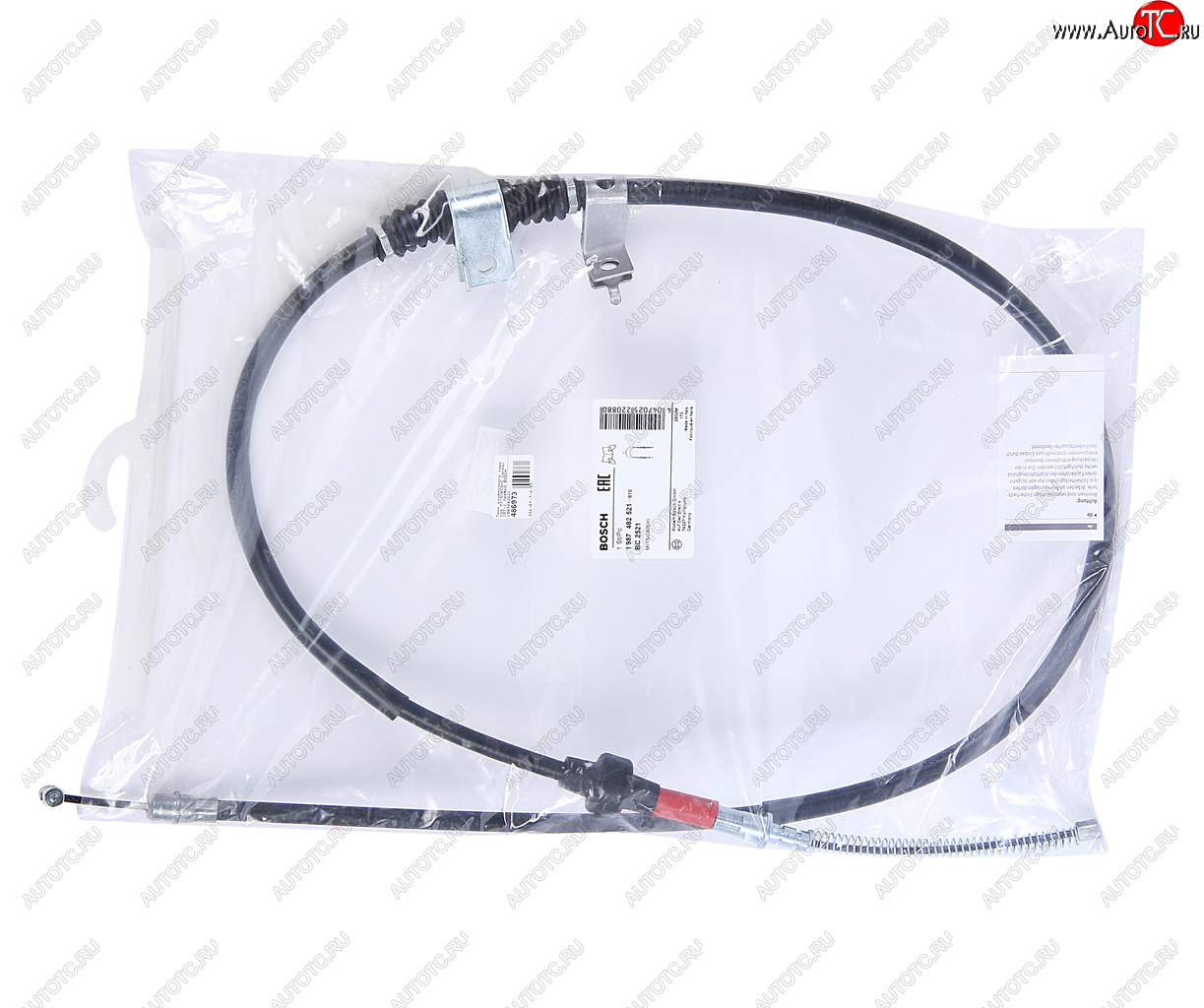 2 599 р. Трос стояночного тормоза MITSUBISHI Lancer (07-) правый BOSCH BOSCH 1987482521  с доставкой в г. Майкоп