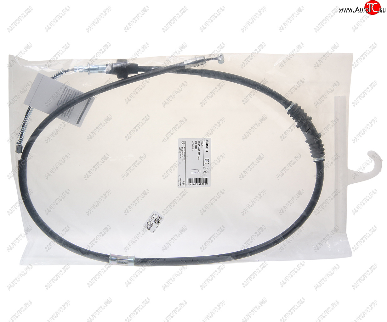 2 589 р. Трос стояночного тормоза MITSUBISHI Lancer (1.3/1.6/2.0) левый 1525мм BOSCH BOSCH 1987482533 BOSCH 1987482533  с доставкой в г. Майкоп