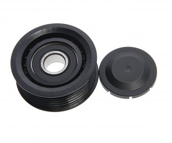 2 399 р. Ролик приводного ремня VW Passat,Phaeton,Touareg AUDI A4,A6,A8,Q5,Q7 обводной (3.0 TDI) (04-) BOSCH BOSCH 1987945812  с доставкой в г. Майкоп. Увеличить фотографию 2