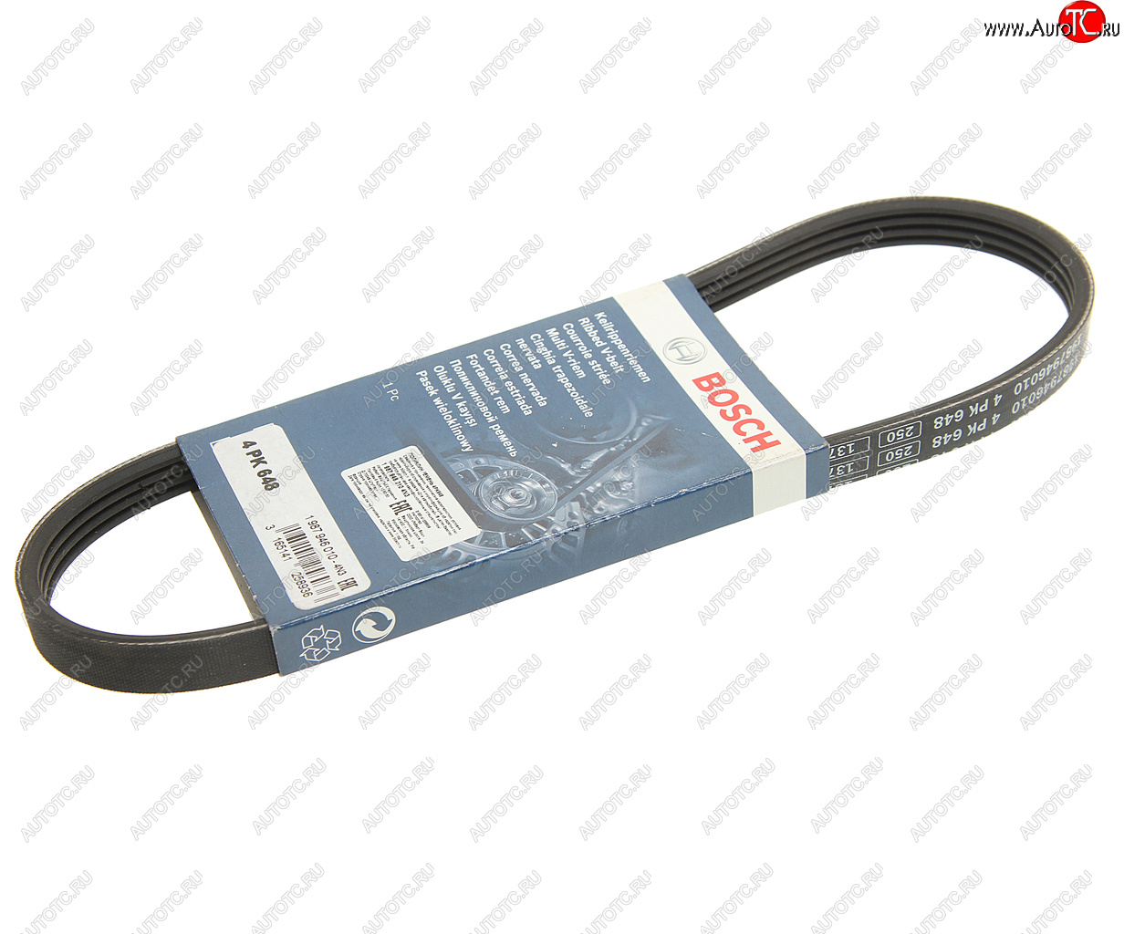295 р. Ремень приводной поликлиновой 4PK648 BOSCH BOSCH 1987946010 BOSCH 1987946010  с доставкой в г. Майкоп