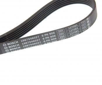 979 р. Ремень приводной поликлиновой 6PK906 BOSCH BOSCH 1987946027 BOSCH 1987946027  с доставкой в г. Майкоп. Увеличить фотографию 2