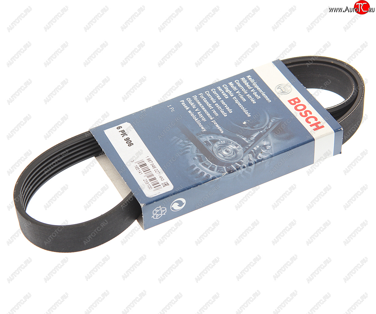 979 р. Ремень приводной поликлиновой 6PK906 BOSCH BOSCH 1987946027 BOSCH 1987946027  с доставкой в г. Майкоп