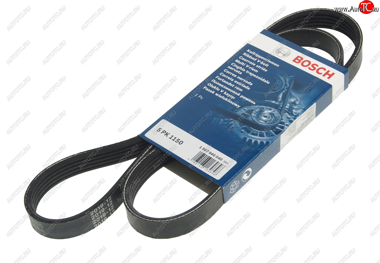 899 р. Ремень приводной поликлиновой 5PK1150 BOSCH BOSCH 1987946040  с доставкой в г. Майкоп