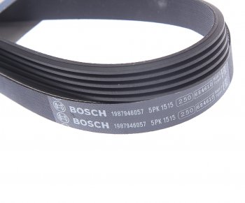 969 р. Ремень приводной поликлиновой 5PK1515 BOSCH BOSCH 1987946057  с доставкой в г. Майкоп. Увеличить фотографию 2
