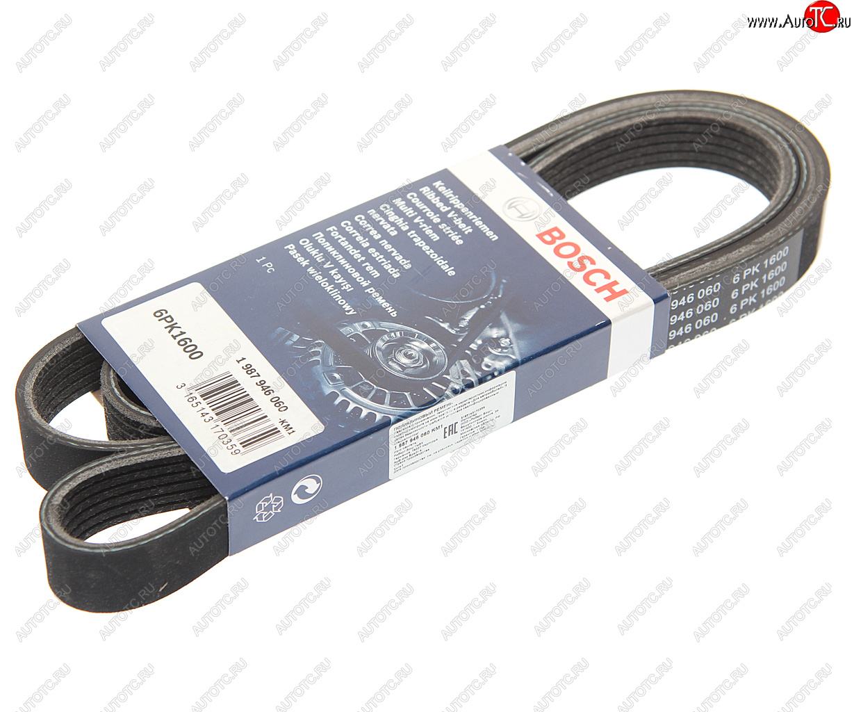 1 349 р. Ремень приводной поликлиновой 6PK1600 BOSCH BOSCH 1987946060  с доставкой в г. Майкоп