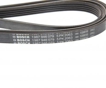 1 699 р. Ремень приводной поликлиновой 5PK2063 BOSCH BOSCH 1987946079  с доставкой в г. Майкоп. Увеличить фотографию 2