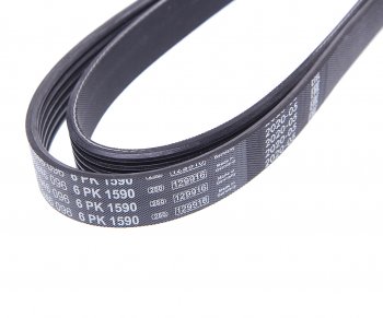 1 329 р. Ремень приводной поликлиновой 6PK1590 AUDI A4 (04-) BOSCH BOSCH 1987946096  с доставкой в г. Майкоп. Увеличить фотографию 2