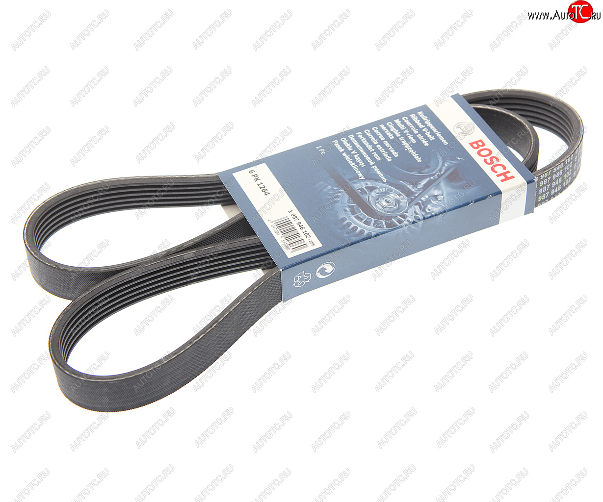 999 р. Ремень приводной поликлиновой 6PK1264 BOSCH BOSCH 1987946102 BOSCH 1987946102  с доставкой в г. Майкоп